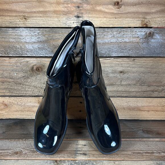 Aldo Women's Upstep Bootie - Black Patent - 10 - New without box - Picture 5 of 9